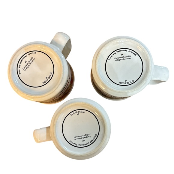 Campbell Soup Company Vintage Soup Bowls/Cups Lot of 3 - Picture 7 of 8